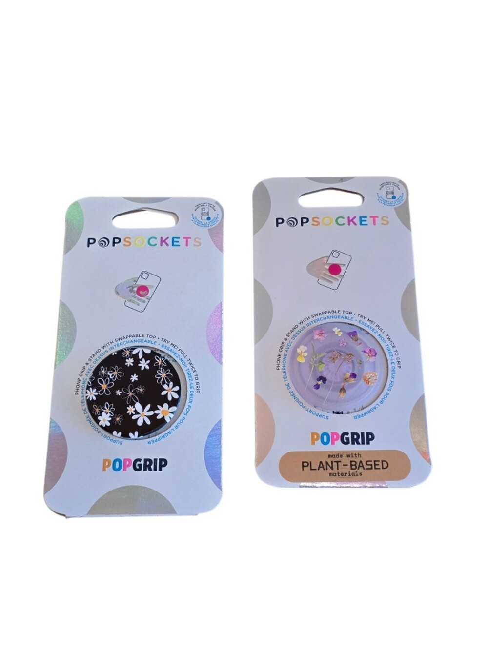 PopSocket PopGrip Cellphone Grips Set Of 2
